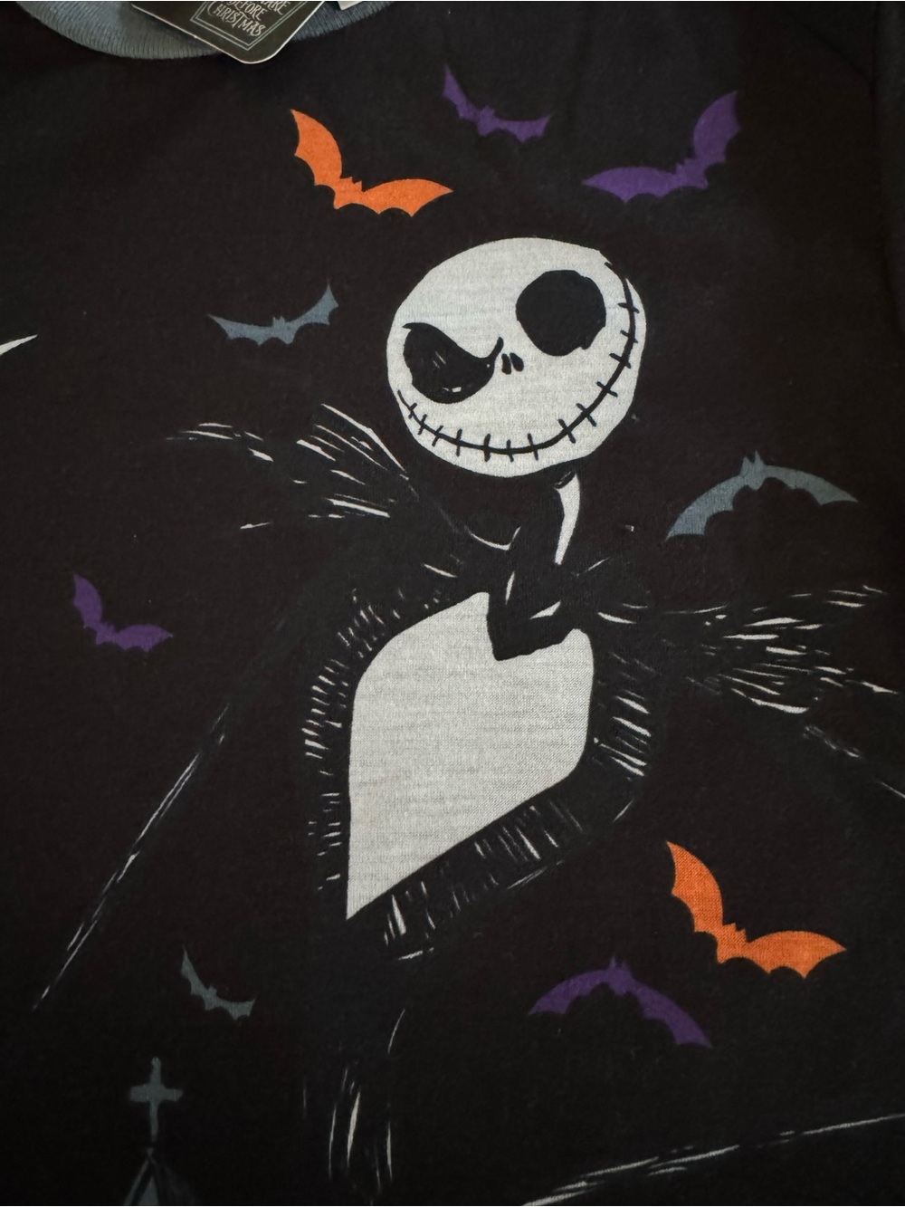 Disney’s The Nightmare Before Christmas Kids Pajama Set Jack Skellington Size 6 - Picture 2 of 5